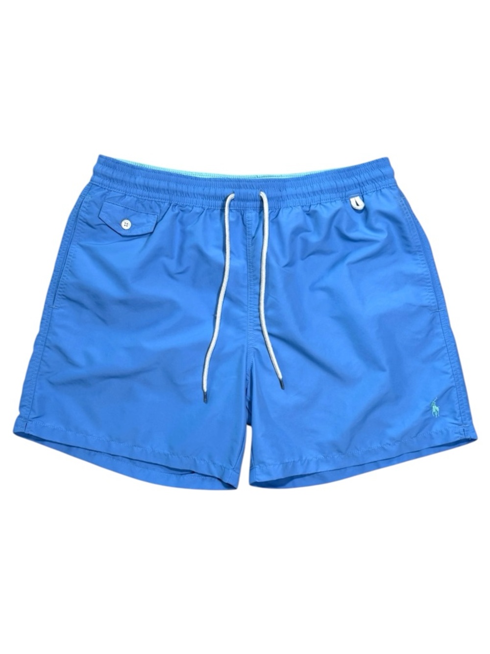 Polo Ralph Lauren Men's Blue Swim Trunks Mesh Lined Board Shorts Size XL 34W